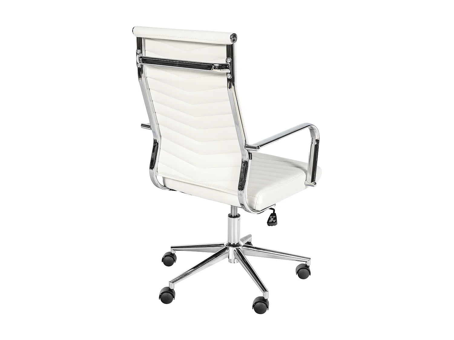 Chaise de bureau - Similicuir - Blanc - Canby