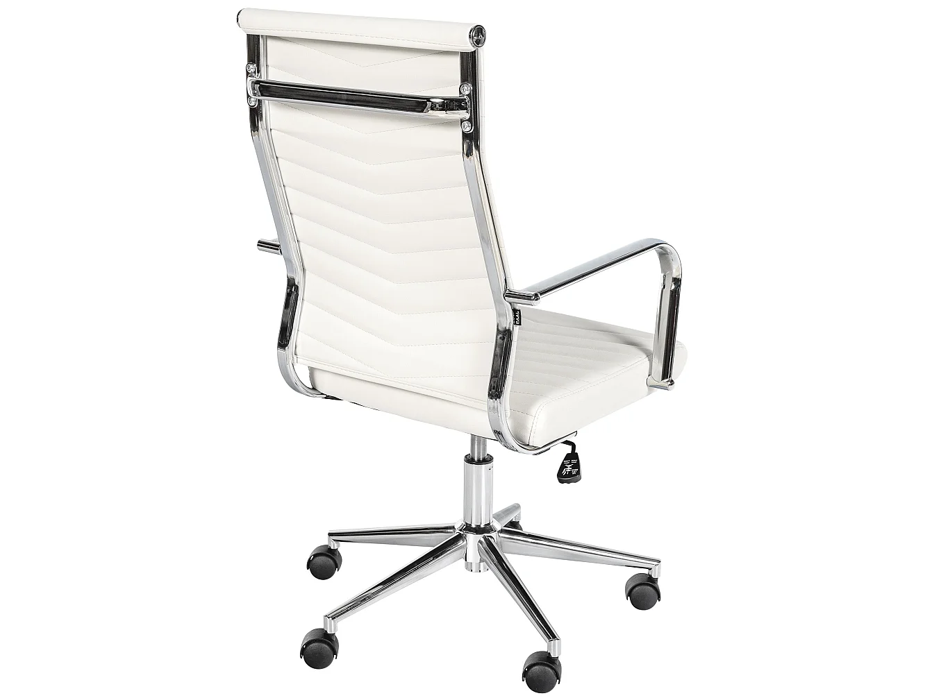 Chaise de bureau - Similicuir - Blanc - Canby