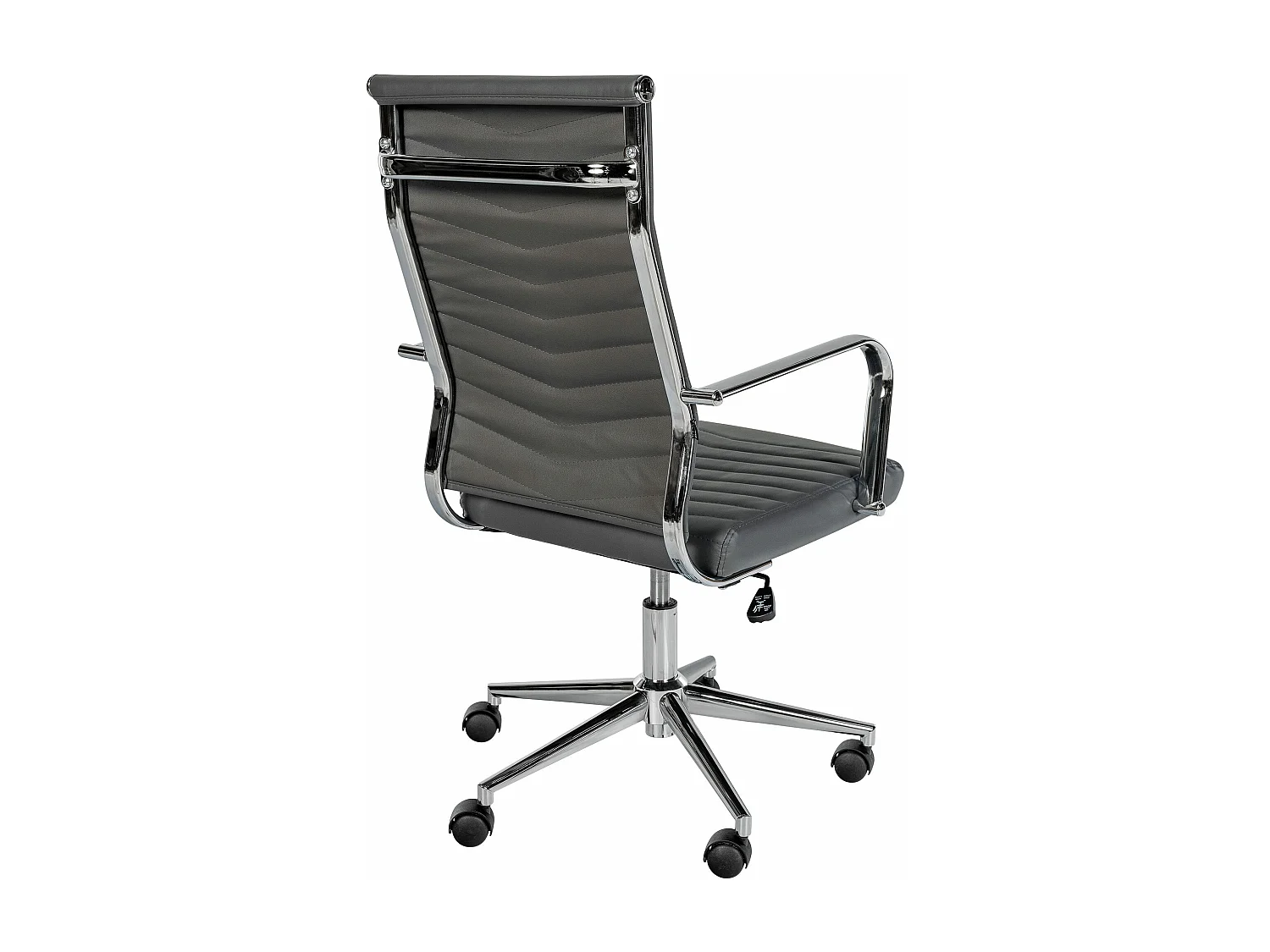 Chaise de bureau - Similicuir - Gris - Canby