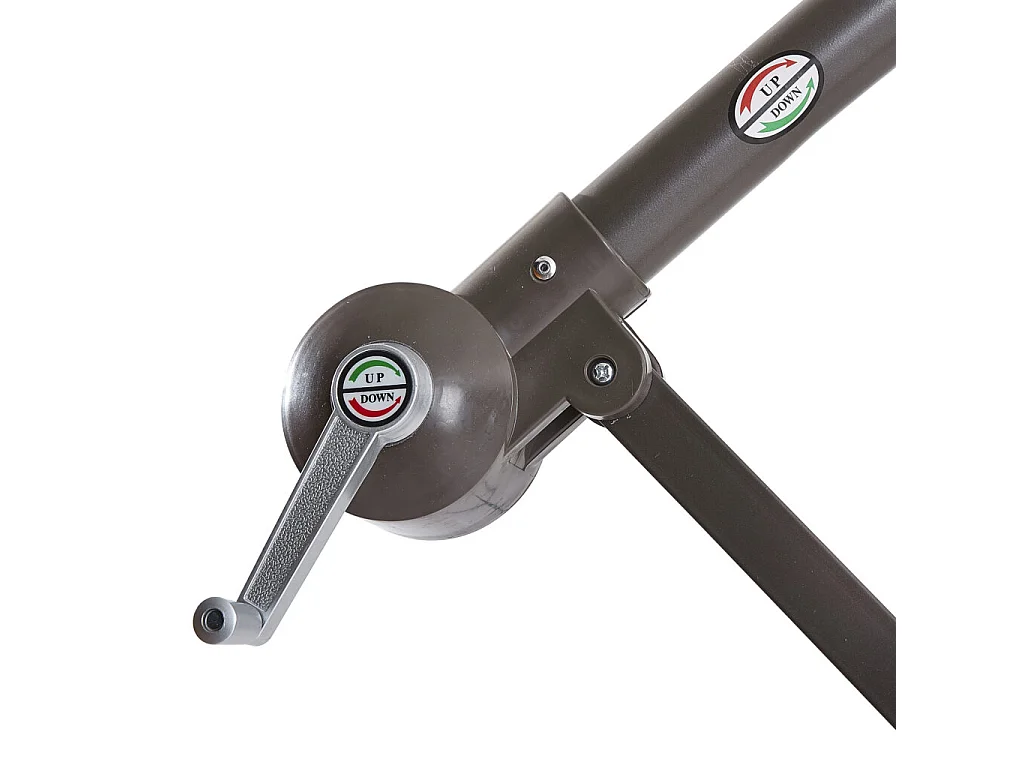 Parasol rond avec pied 270 cm