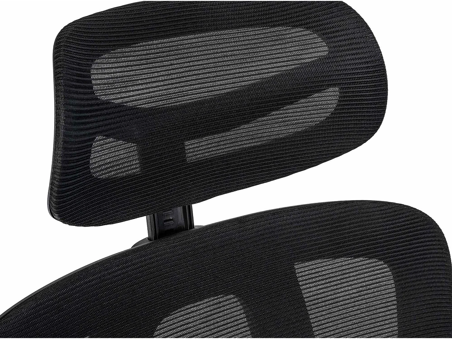 Chaise de bureau - Tissu & Noir - Noir - Altamont