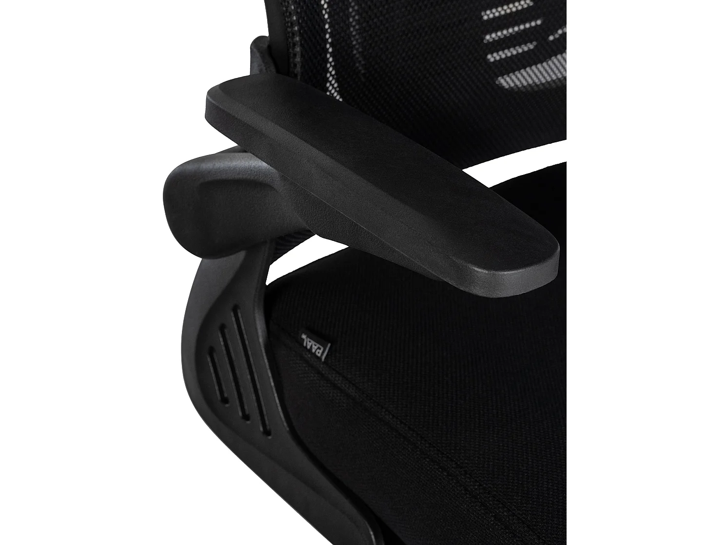 Chaise de bureau - Tissu & Noir - Noir - Roseburg