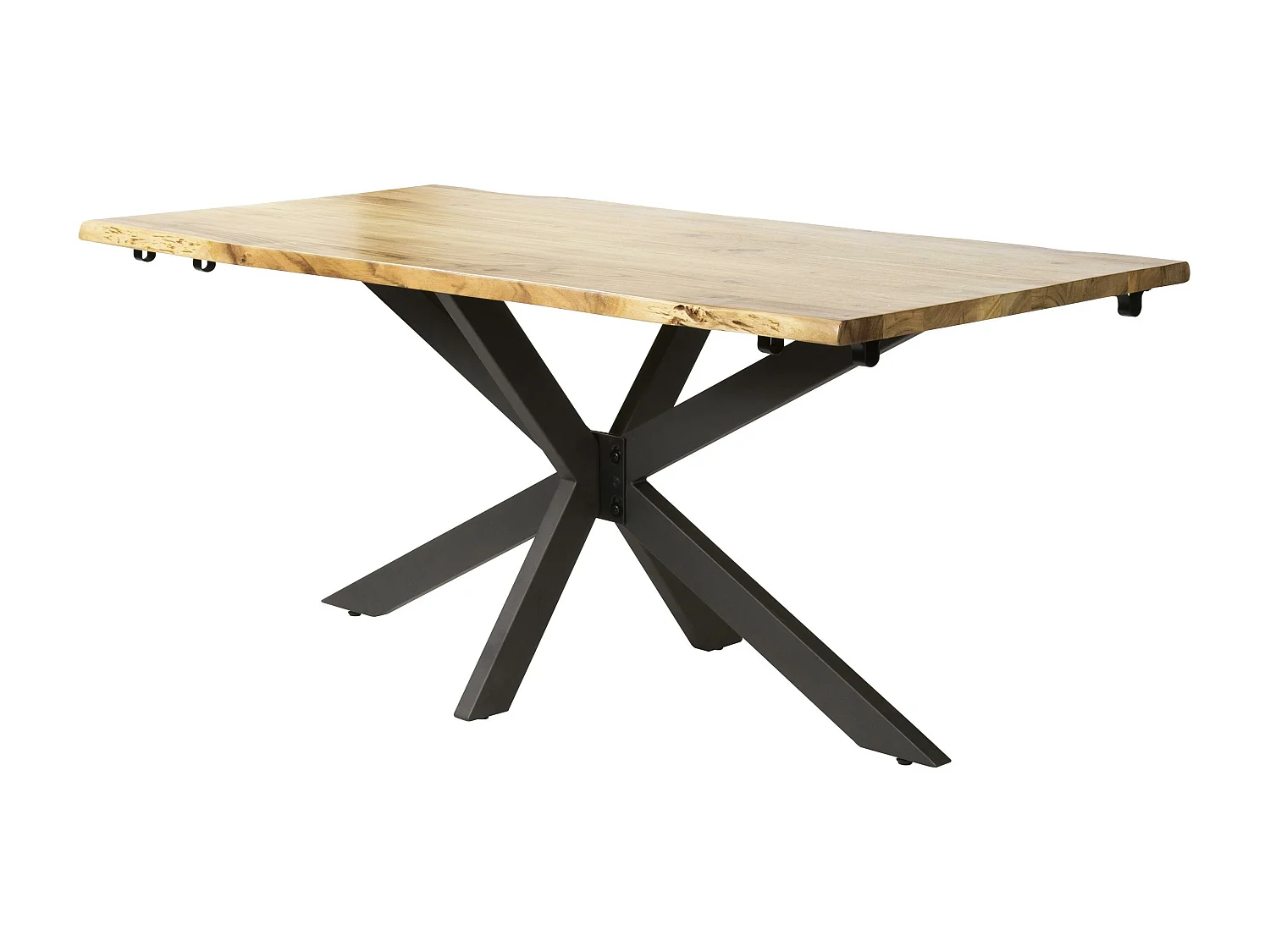 Table extensible 175/275 acacia bords irréguliers MELBOURNE