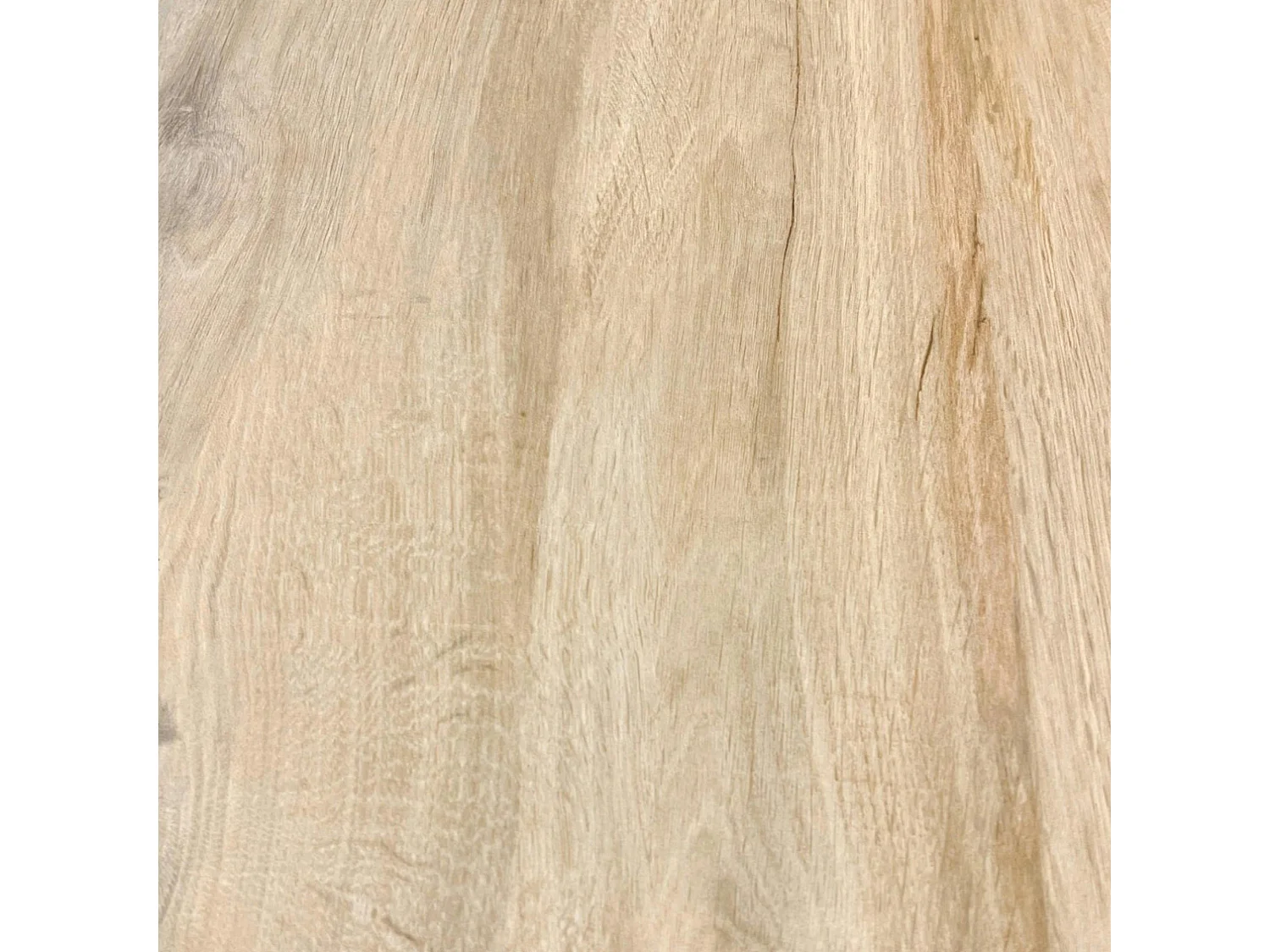 Table à manger extensible 180-280 cm céramique effet bois pied croisé LOMBARDIE