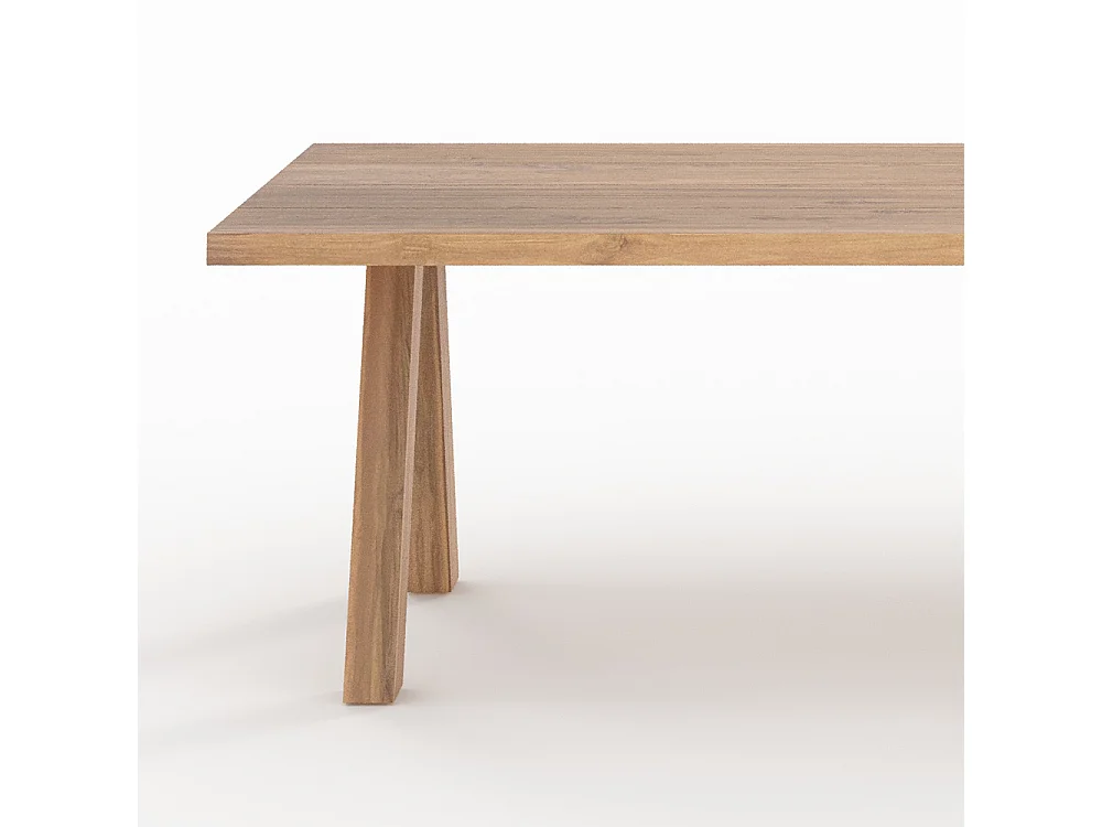 Tavolo da giardino 240 cm in legno di teak riciclato - Molo