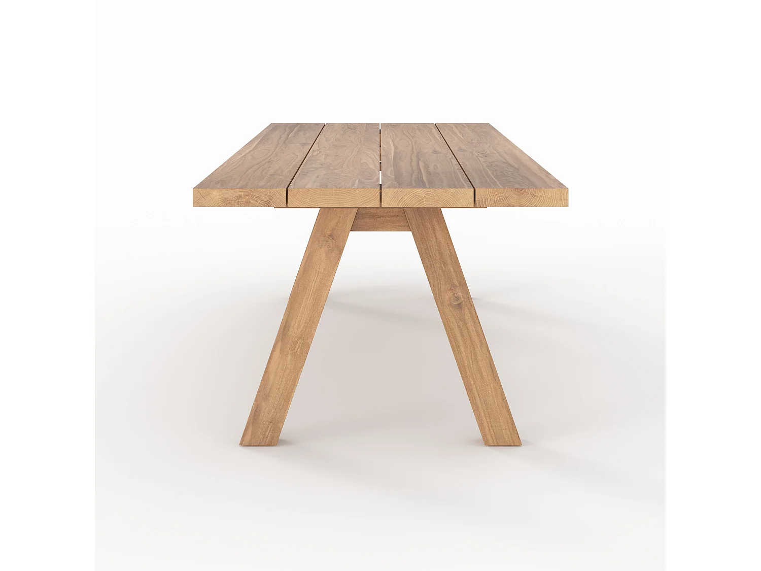Tavolo da giardino 240 cm in legno di teak riciclato - Molo