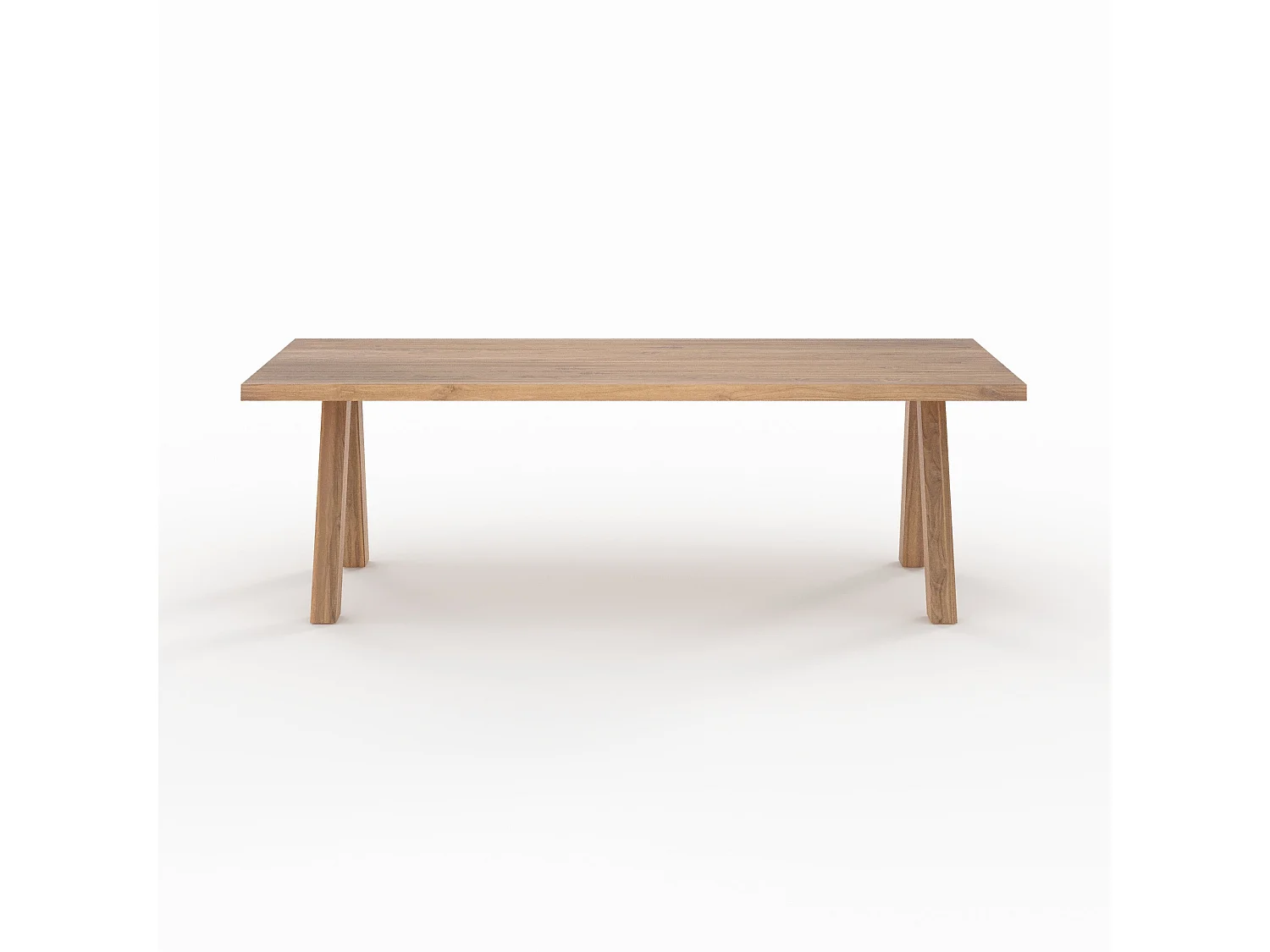 Tavolo da giardino 240 cm in legno di teak riciclato - Molo