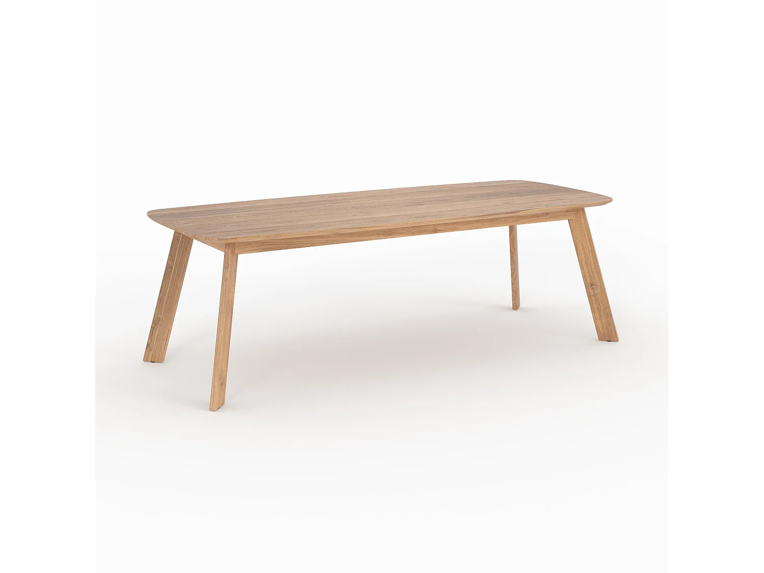 Tavolo da giardino 240 cm in legno di teak riciclato - Lumo