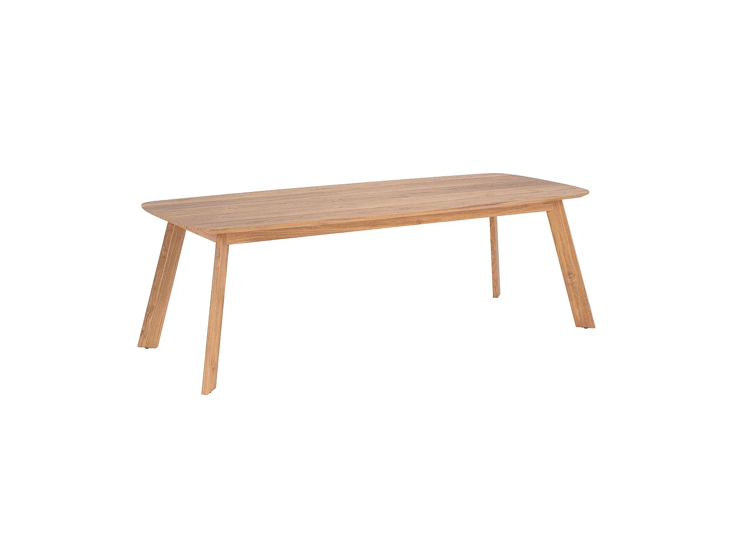 Mesa de jardín de madera de teca reciclada para 10 personas - Lumo