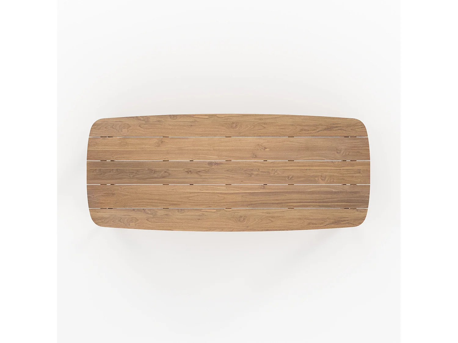 Mesa de jardín de madera de teca reciclada para 10 personas - Lumo