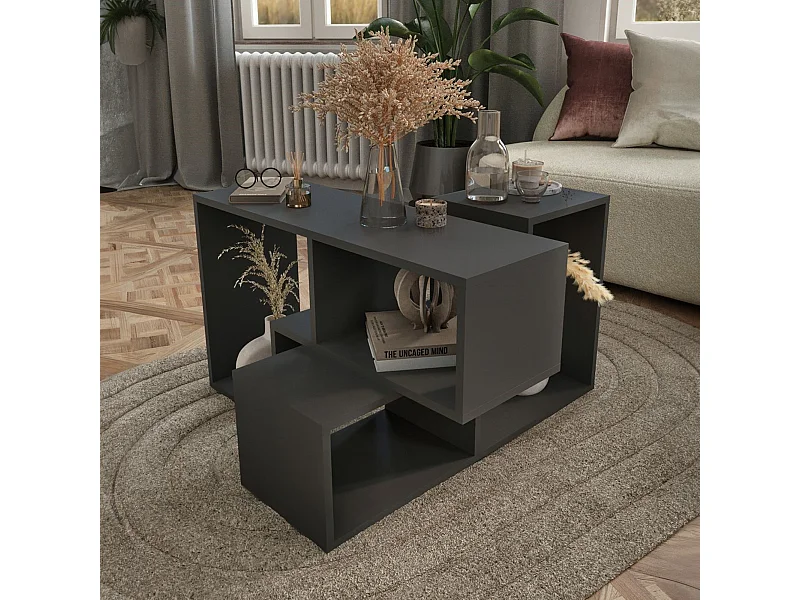 Set de meubles modulaires Hustersurd anthracite [en.casa]
