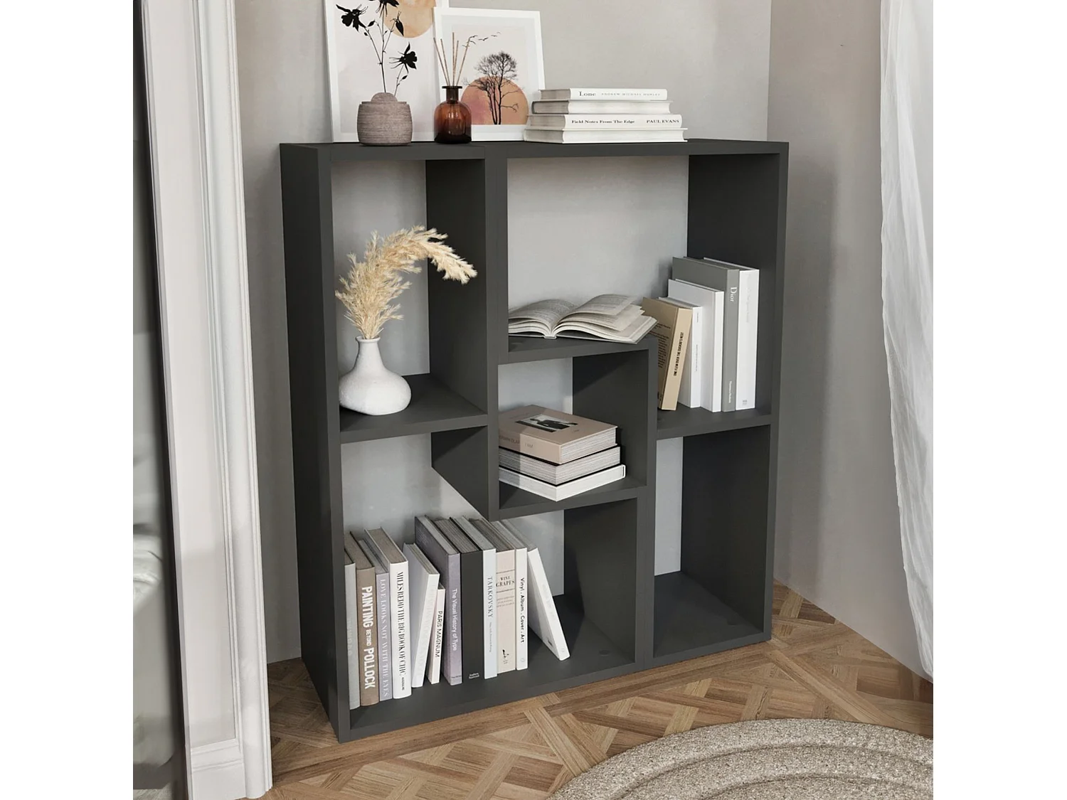Set de meubles modulaires Hustersurd anthracite [en.casa]