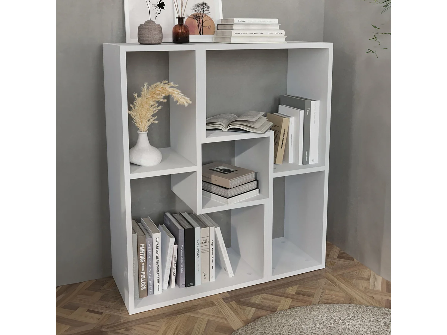 Set de meubles modulaires Hustersurd blanc [en.casa]