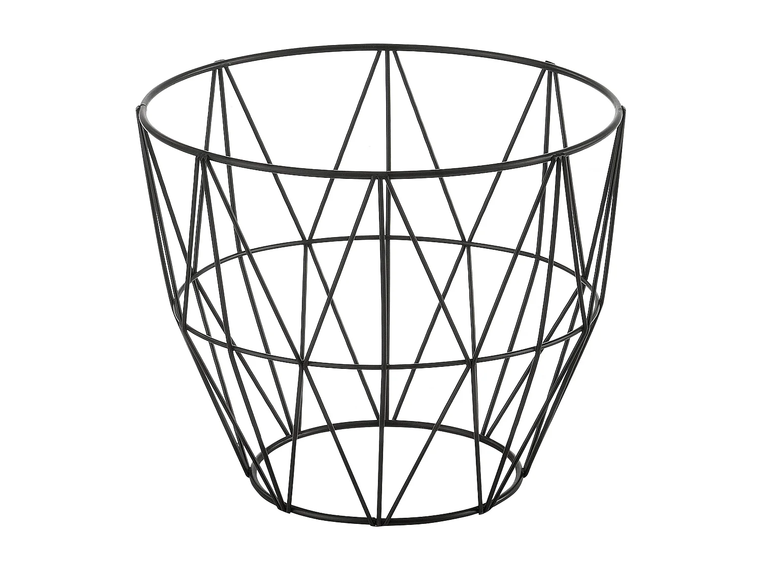 Set de 3 Tables Gigognes Padua Plusieurs Tailles Effet Chêne et Noir [en.casa]