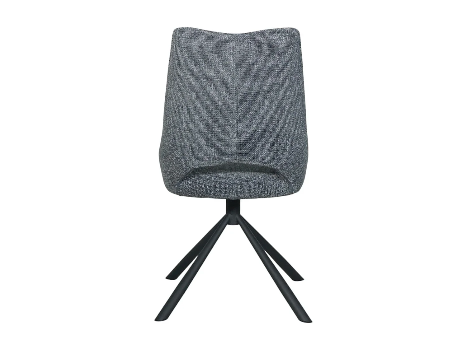 Chaise contemporaine pivotante anthracite (lot de 2) LIGURIE