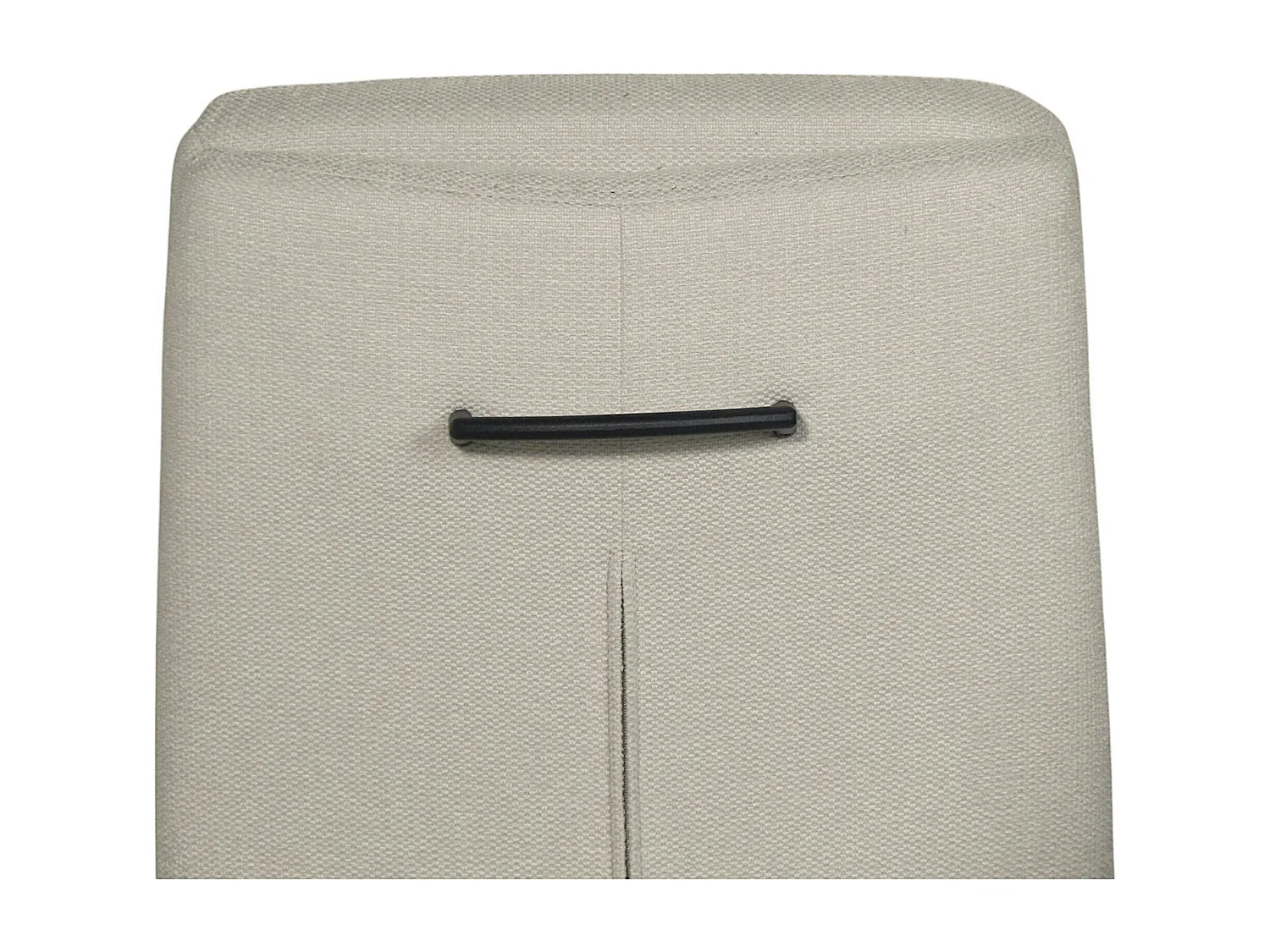 Chaise à dossier haut en tissu beige (lot de 2) LOMBARDIE