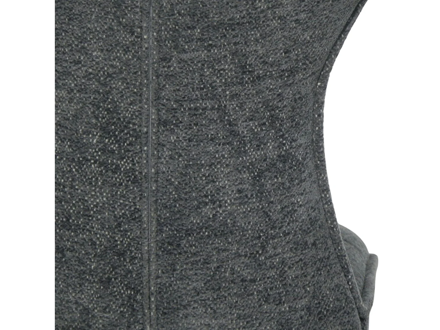 Chaise anthracite pivotante en velours avec passepoil (lot de 2) LOMBARDIE