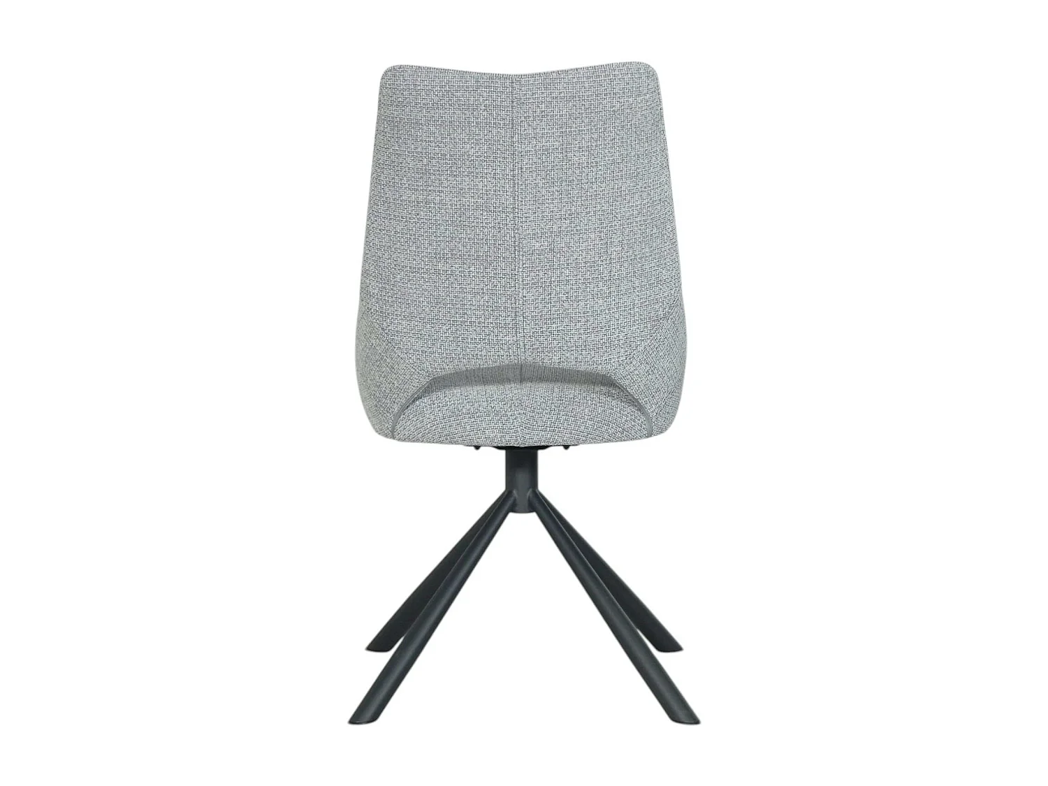 Chaise contemporaine pivotante grise (lot de 2) LIGURIE