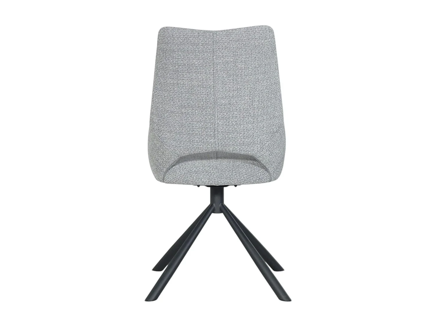 Chaise contemporaine pivotante grise (lot de 2) LIGURIE