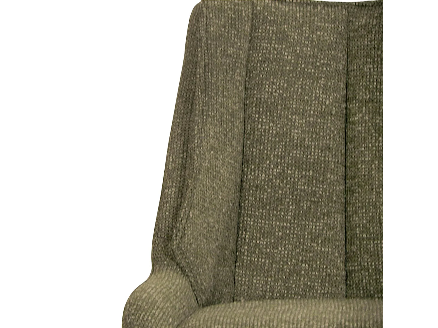 Chaise vert foncé pivotante en velours texturé (lot de 2) IENA