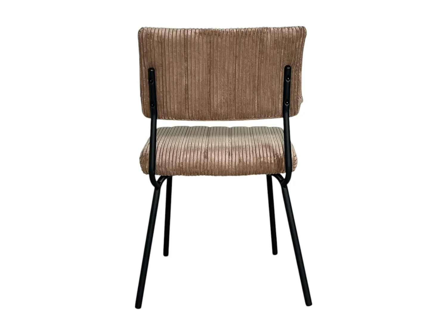 Chaise velours grosses côtes camel (lot de 2) IENA