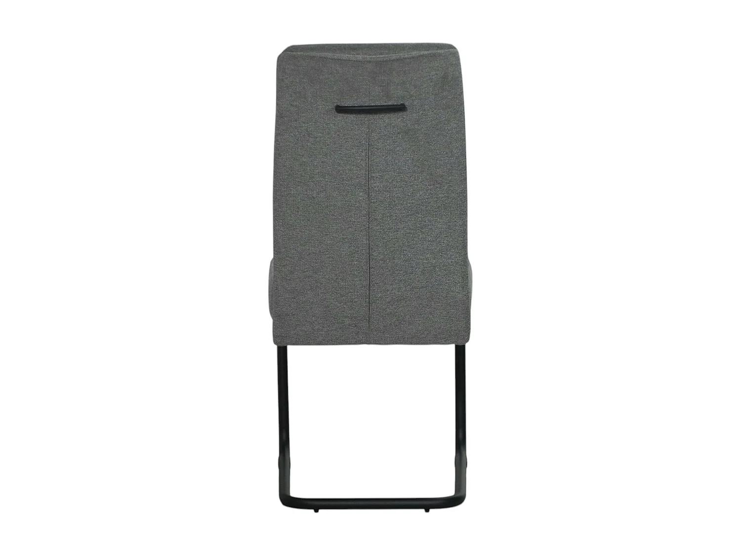 Chaise à dossier haut en tissu gris (lot de 2) LOMBARDIE