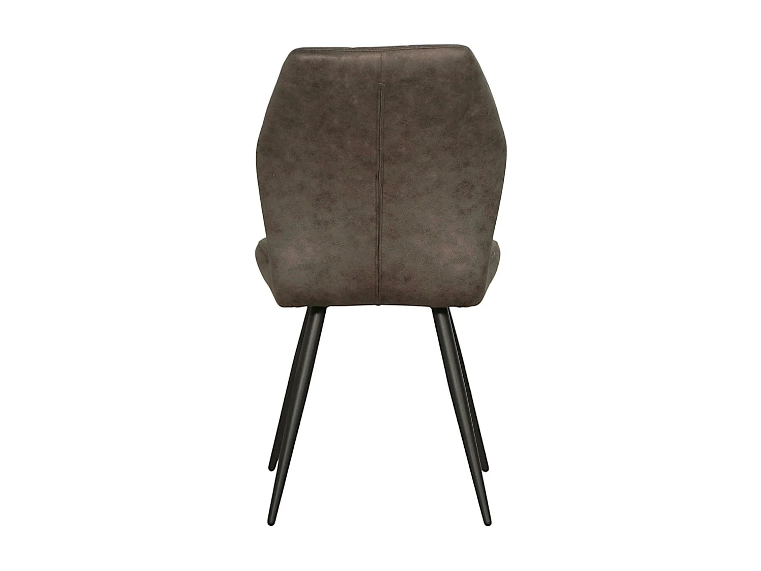 Chaise taupe motif damier,  (lot de 2) LOMBARDIE