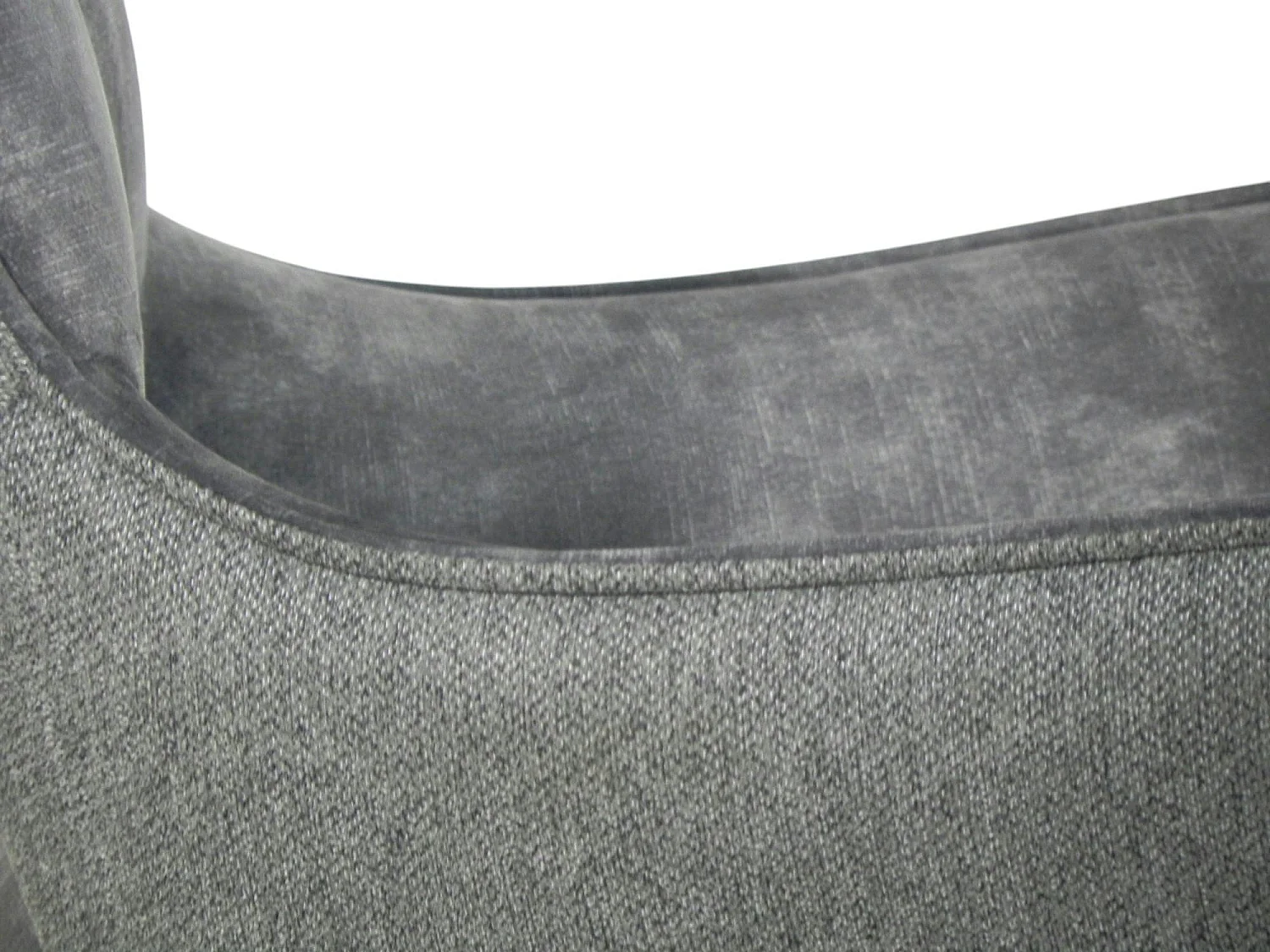 Chaise pivotante gris anthracite bi-matière, dossier en T (lot de 2) LOMBARDIE