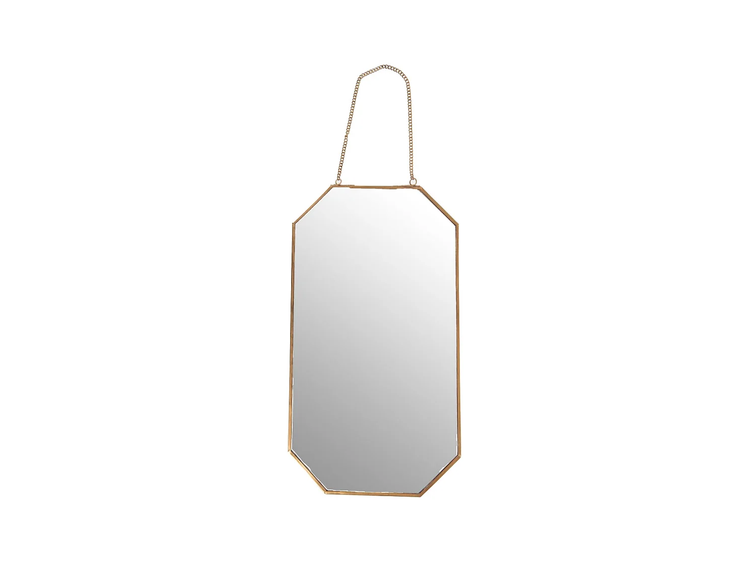 Miroir Kate Amadeus Or 22x40 cm Design Raffiné