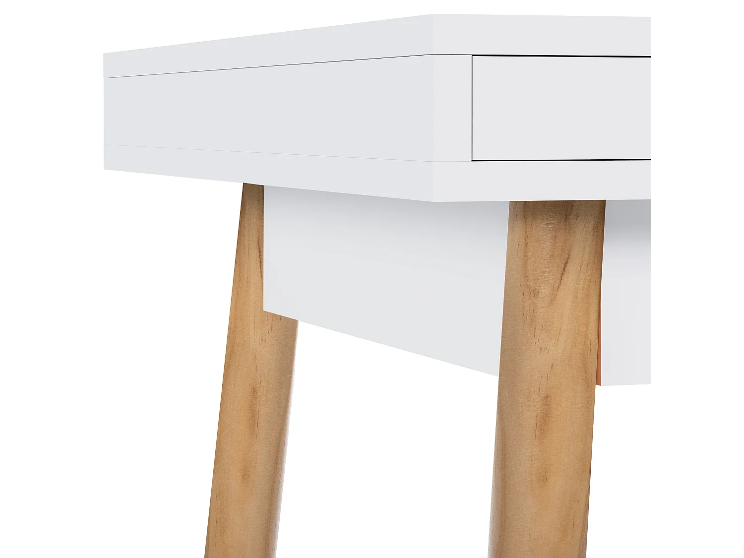 table de bureau - Bois - 110 cm - Blanc - Porto