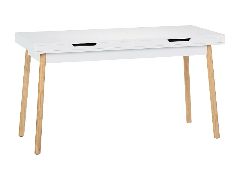 table de bureau - Bois - 140 cm - Blanc - Porto