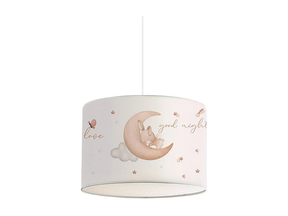 Suspension luminaire Plafonnier enfant blanc 24x21 cm