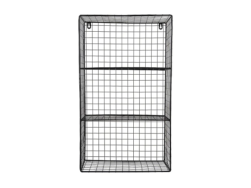 Reja - Étagère murale en métal L35cm - Noir