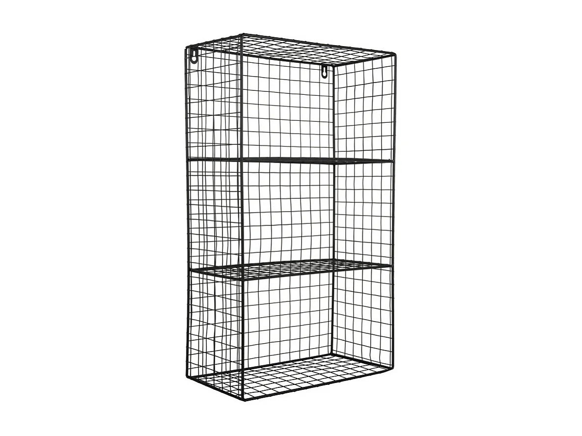 Reja - Étagère murale en métal L35cm - Noir