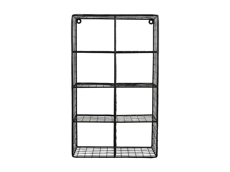 Reja - Étagère murale en métal L30cm - Noir