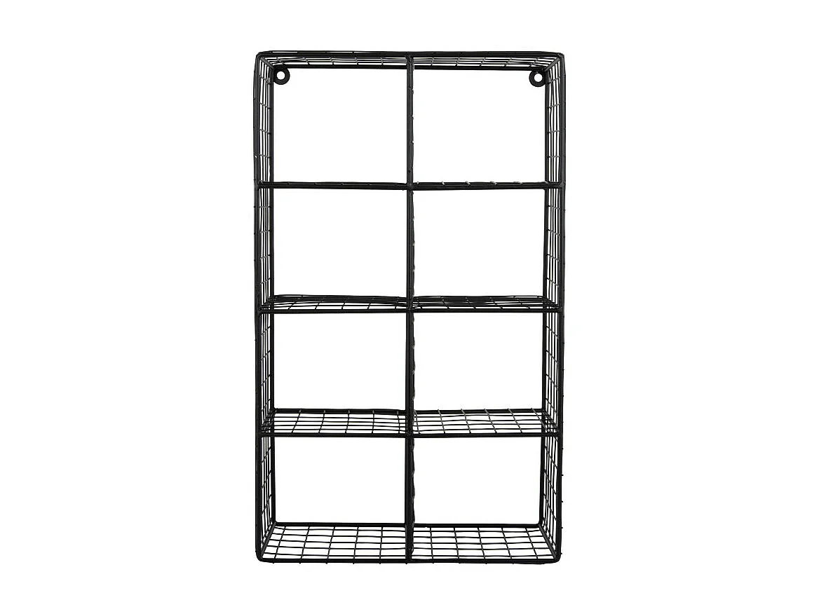 Reja - Étagère murale en métal L30cm - Noir