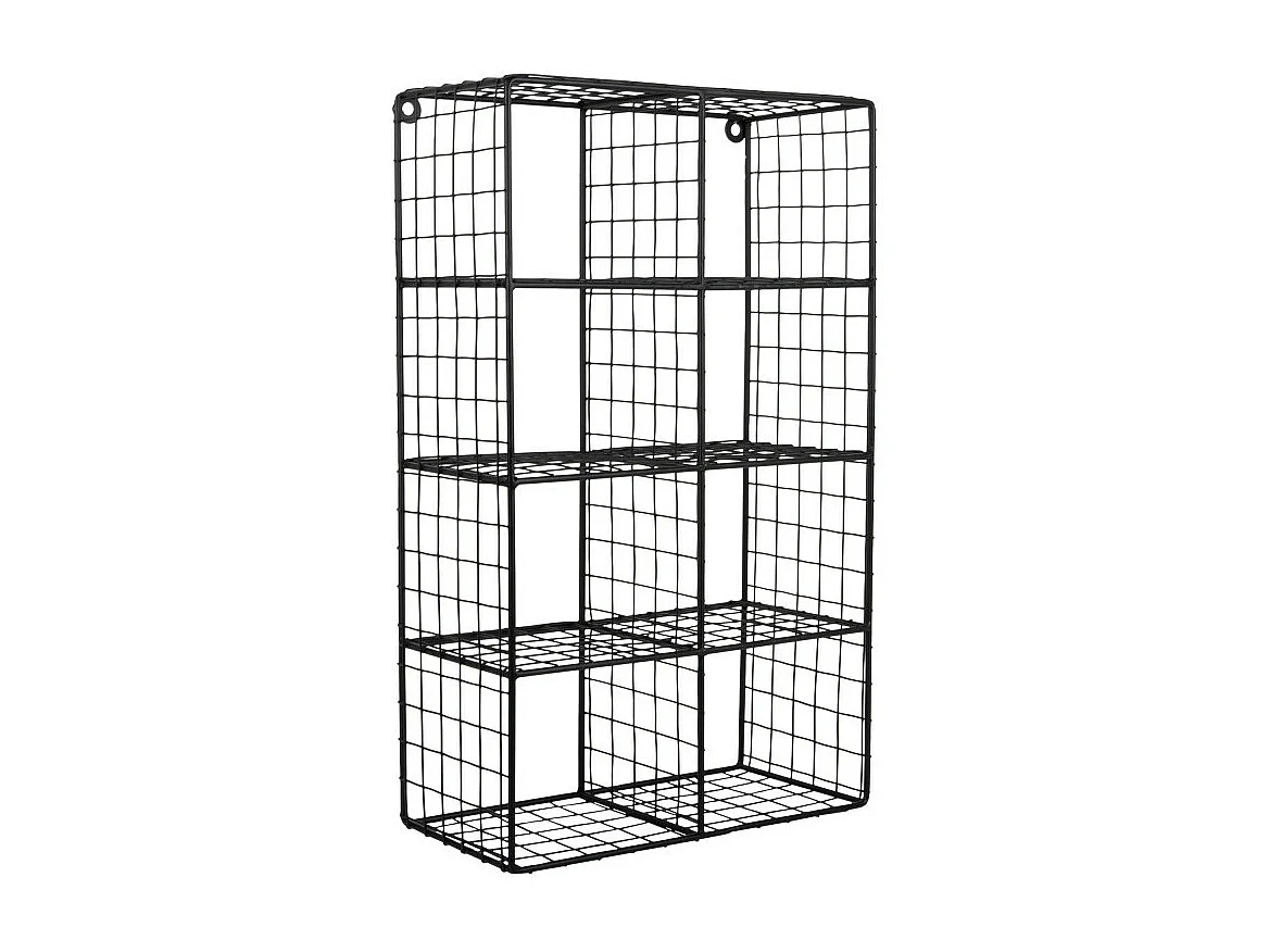 Reja - Étagère murale en métal L30cm - Noir