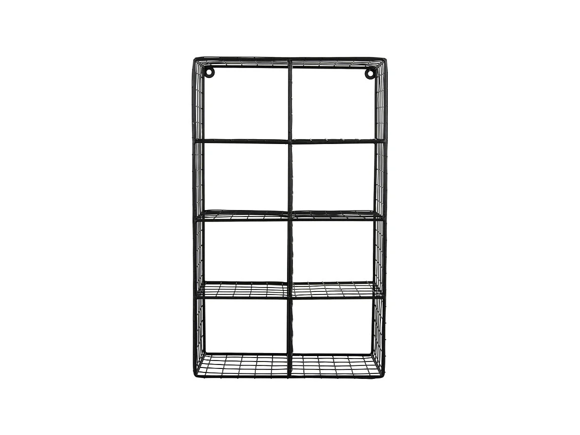 Reja - Étagère murale en métal L30cm - Noir