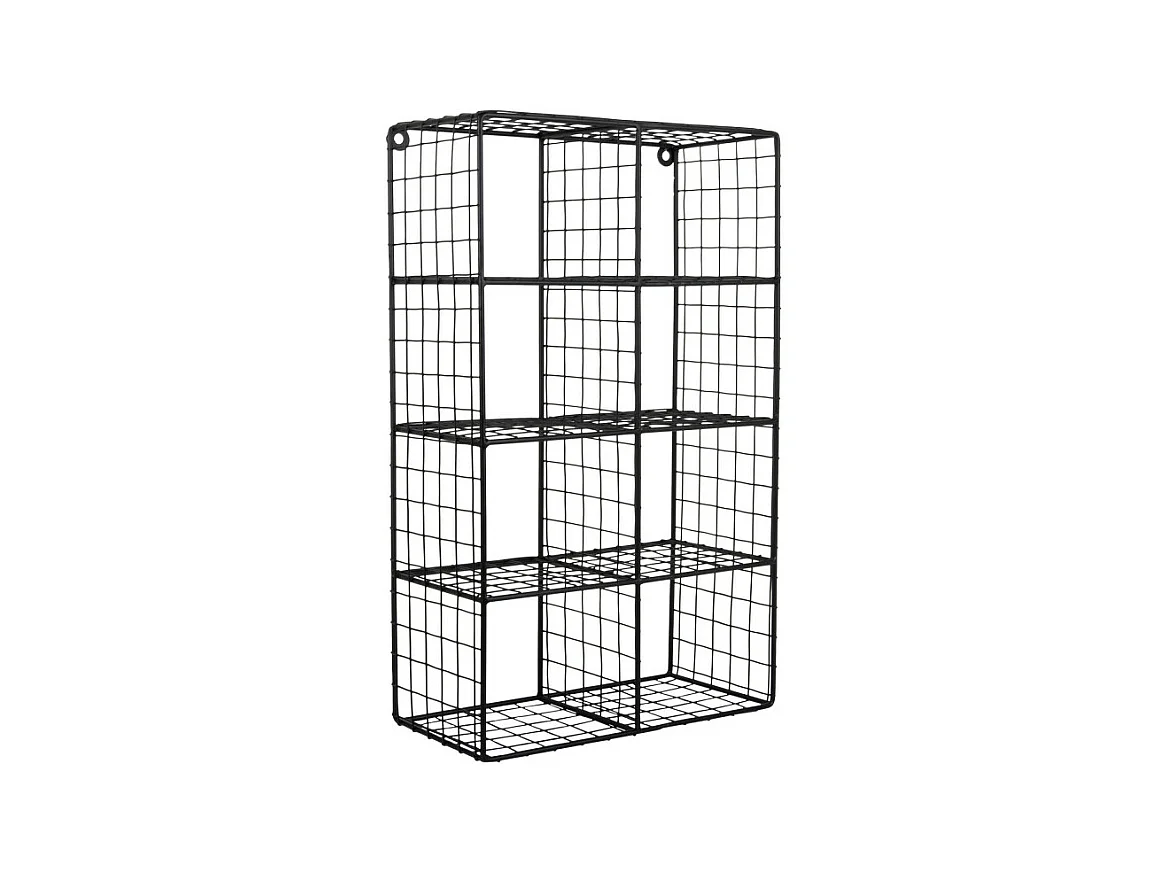 Reja - Étagère murale en métal L30cm - Noir