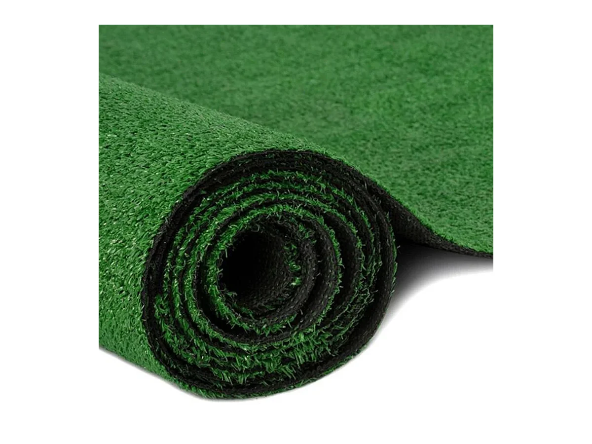 Lot de 4 Moquettes gazon artificiel extérieur 100% synthétique vert pour terrasse, balcon, jardin - Longueur 300 x largeur 100 cm
