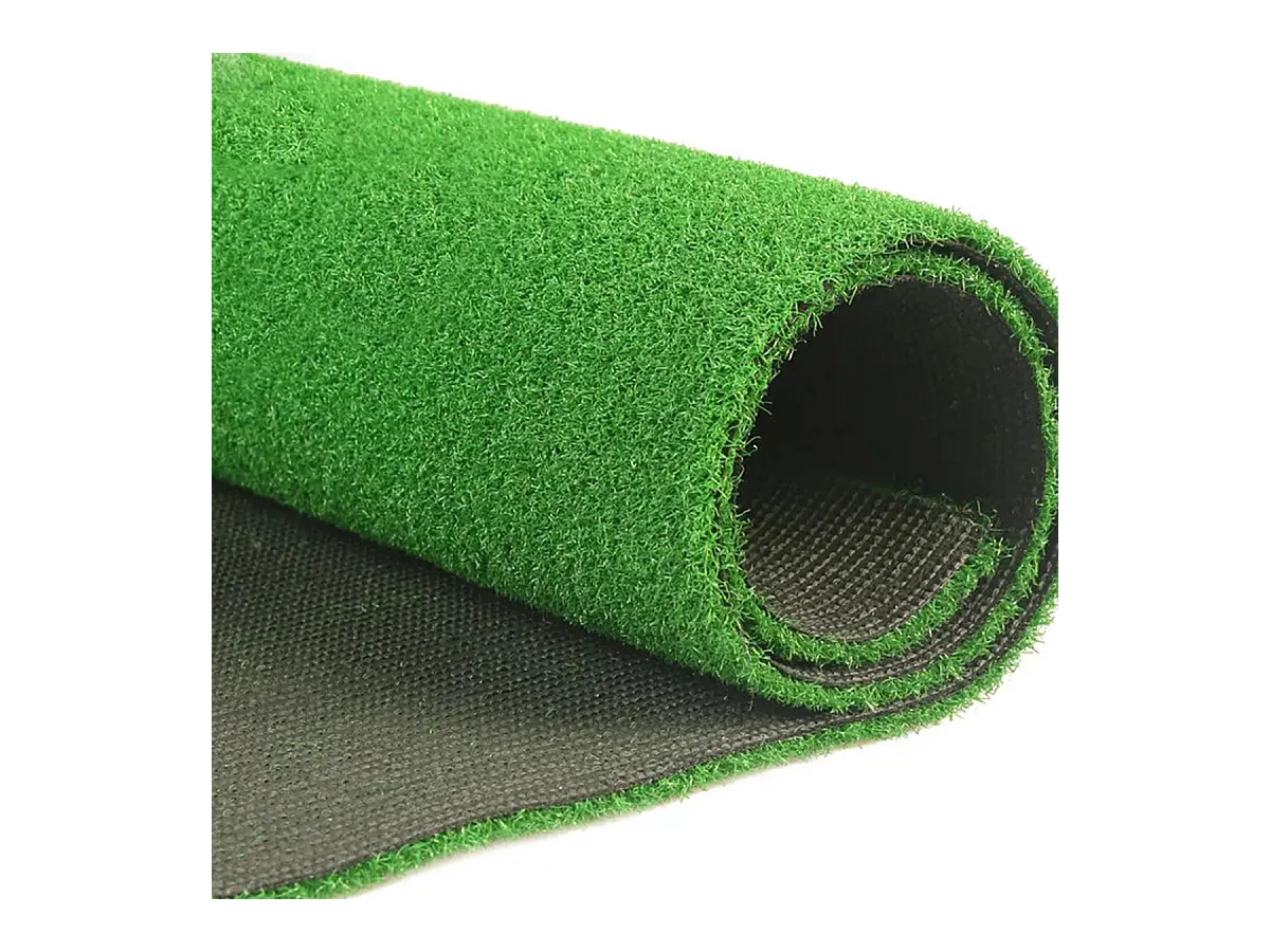 Lot de 4 Moquettes gazon artificiel extérieur 100% synthétique vert pour terrasse, balcon, jardin - Longueur 300 x largeur 100 cm