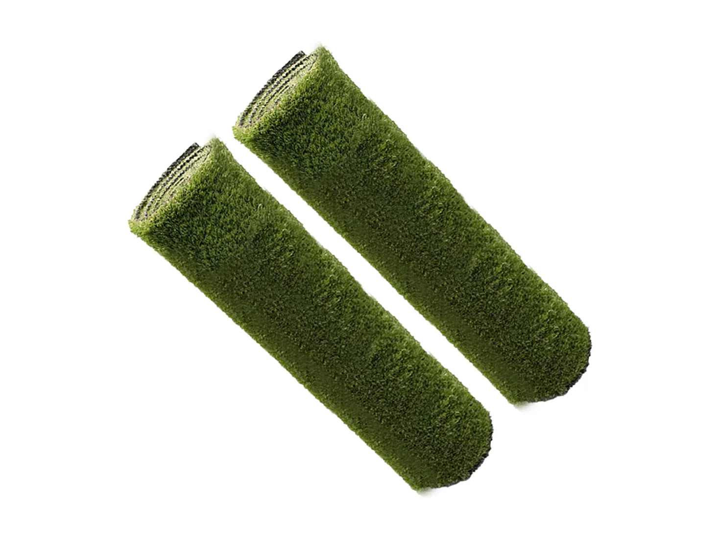 Lot de 2 Moquettes gazon artificiel extérieur 100% synthétique vert pour terrasse, balcon, jardin - Longueur 300 x largeur 100 cm