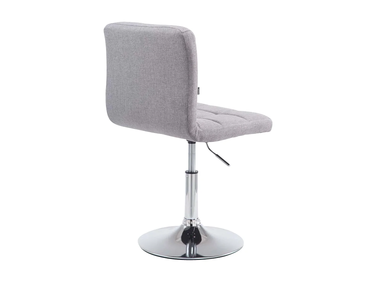 Lot de 4  Fauteuil pivotant - Tissu - Gris - Palma