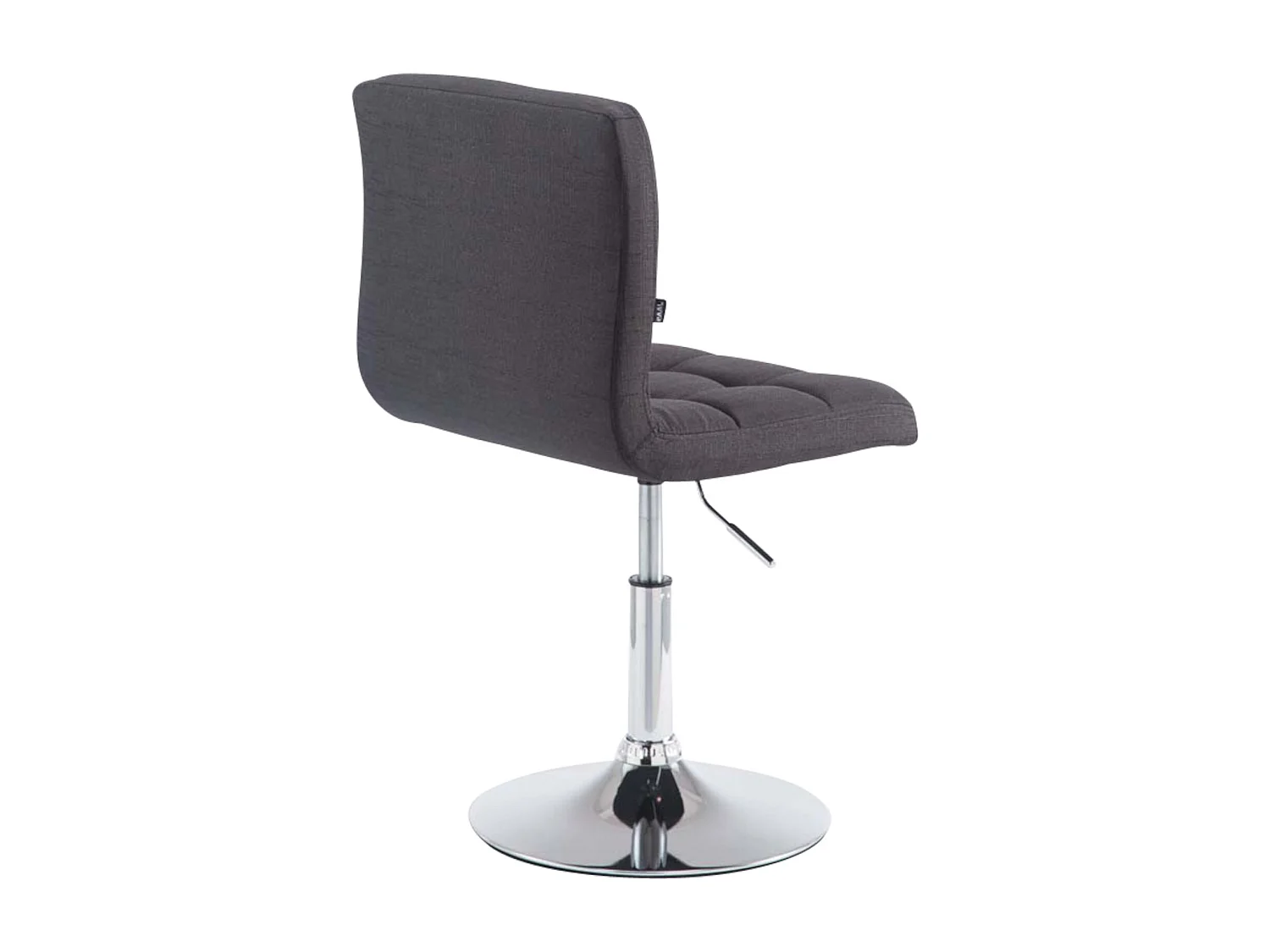 Lot de 4  Fauteuil pivotant - Tissu - Noir - Palma