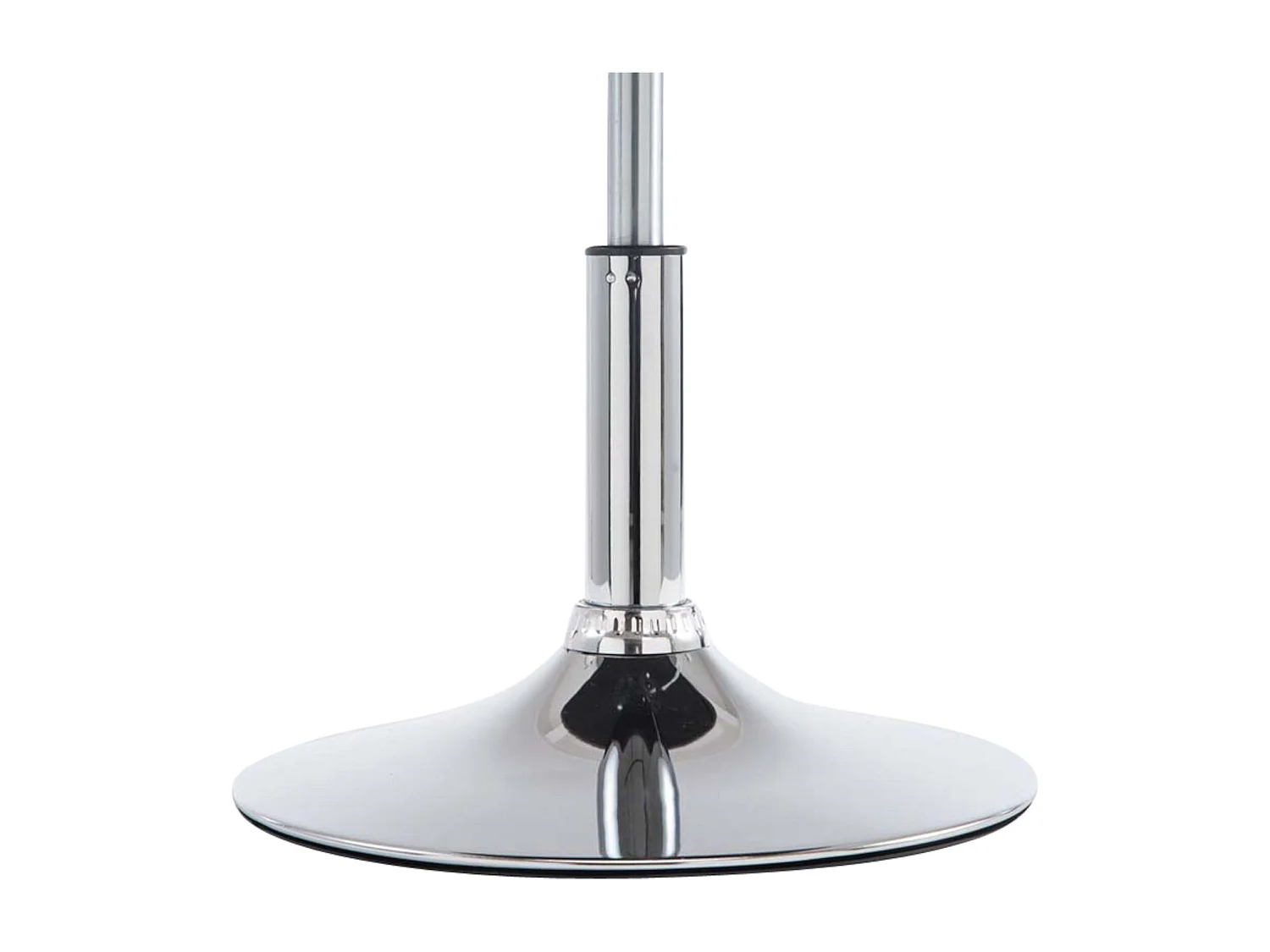 Lot de 4  Fauteuil pivotant - Tissu - Noir - Palma