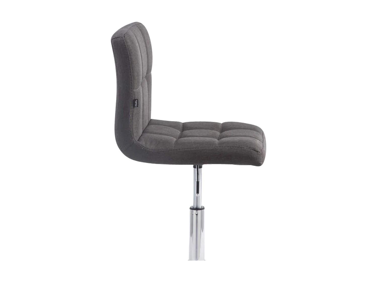 Set van 4  Draaibare fauteuil - Stof - donkergrijs - Palma