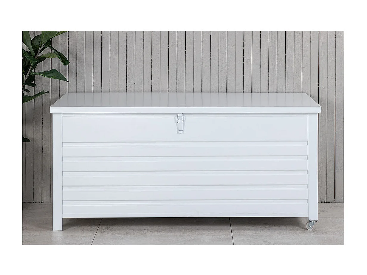 Coffre de Jardin "Elsa" 130cm Blanc
