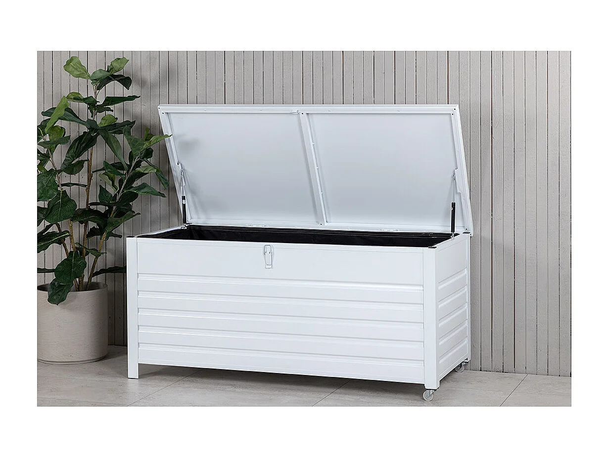 Coffre de Jardin "Elsa" 130cm Blanc