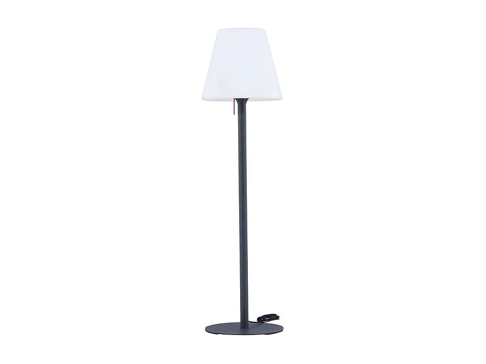 Lampadaire d'Extérieur "Moris" 187cm Blanc & Noir