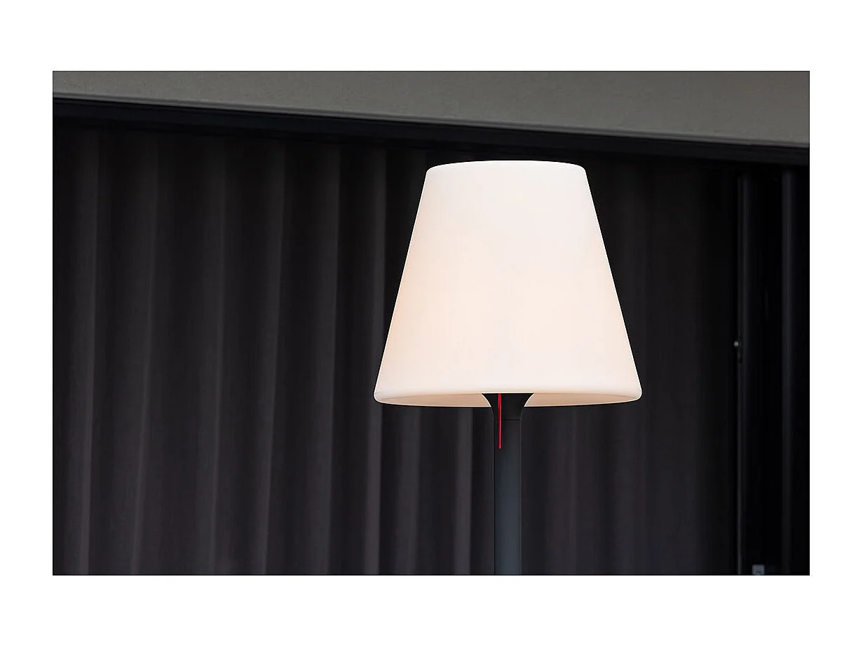 Lampadaire d'Extérieur "Moris" 187cm Blanc & Noir